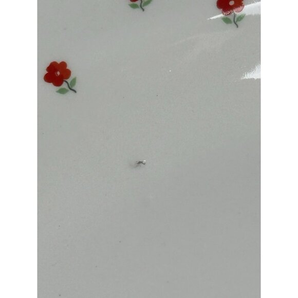 Vintage WS George Serving Platters White Blushing Rose Dalrymple Set Of 2 - Picture 10 of 13